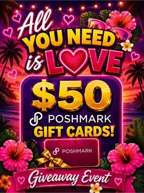 💕 Win a $50 Poshmark Gift Card! All You Need Is Love Giveaway Event 🎉